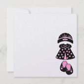 Einladung der Babydusche (Rückseite)