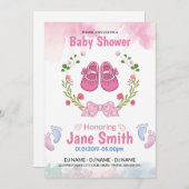 Einladung der Babydusche (Vorne/Hinten)