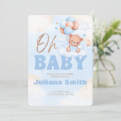 Einladung der Babydusche (Stehend Vorderseite)