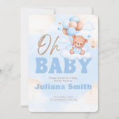 Einladung der Babydusche (Vorderseite)