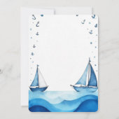 Einladung der Babydusche (Rückseite)