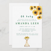 Einladung der Babydusche (Vorne/Hinten)