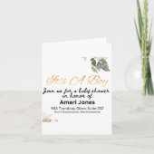 Einladung der Babydusche (Vorderseite)