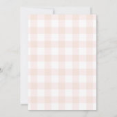 Einladung der Babydusche (Rückseite)