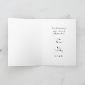 Einladung der Babydusche (Innenseite)