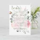 Einladung der Babydusche (Stehend Vorderseite)