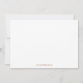 Einladung der Babydusche (Rückseite)