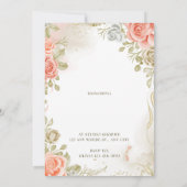 Einladung der Babydusche (Rückseite)