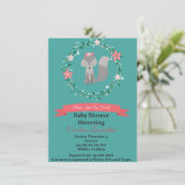 Einladung der Babydusche (Stehend Vorderseite)