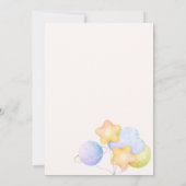 Einladung der Babydusche (Rückseite)