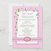 Einladung der Babydusche, Beilage, Baby Girl (Rückseite)