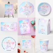 Einladung der Babydusche | Ein Stern auf dem Aufst