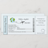 Einladung der Babydusche, Erlebnisangebote, Reisen (Vorne/Hinten)