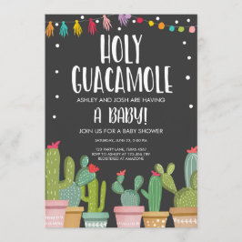 Einladung der Babydusche "Holy Guacamole Fiesta"