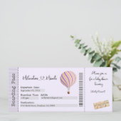 Einladung der Babydusche, Mama zur Einladung (Stehend Vorderseite)