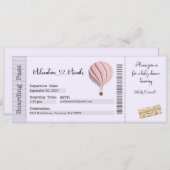 Einladung der Babydusche, Mama zur Einladung (Vorne/Hinten)