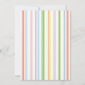 Einladung der Babydusche "Picnic Floral" (Rückseite)