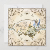 Einladung der Babydusche - verzauberte Prinzessin (Vorderseite)