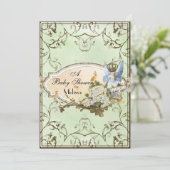 Einladung der Babydusche - verzauberte Prinzessin (Stehend Vorderseite)