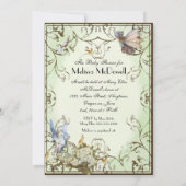 Einladung der Babydusche - verzauberte Prinzessin (Rückseite)