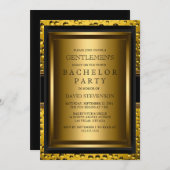 Einladung der Bachelor-Party-Beer Gentlemen 🍻 (Vorne/Hinten)