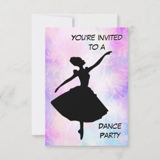 Einladung der Ballerina Birthday Party