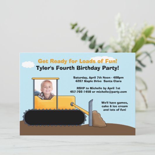 Einladung der Bauherrschaft (Stehend Vorderseite)