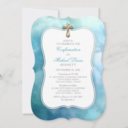 Einladung der Bestätigungsboys (Vorderseite)