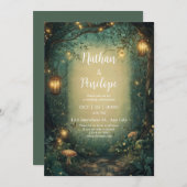 Einladung der bezaubernden Waldschlangenblüte (Vorne/Hinten)