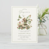 Einladung der bezauberten kleinen Märchendusche (Stehend Vorderseite)