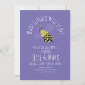 Einladung der Biene Lila (Vorderseite)