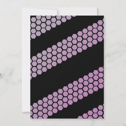 Einladung der Biene Lila (Rückseite)