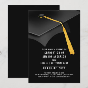 Einladung der Black Graduation Party