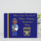 Einladung der Black Police Academy Graduation Part (Stehend Vorderseite)