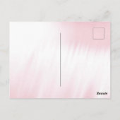 Einladung der Black Princess Baby Dusche Postkarte (Rückseite)