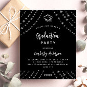 Einladung der Black Silver Graduation Party