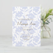 Einladung der Blauen Flora (Stehend Vorderseite)