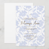 Einladung der Blauen Flora (Vorne/Hinten)