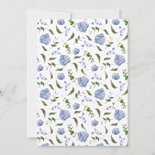 Einladung der Blauen Flora-Gruppe (Rückseite)