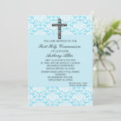 Einladung der Blue Damask Boys (Stehend Vorderseite)