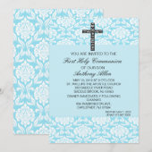 Einladung der Blue Damask Boys (Vorne/Hinten)