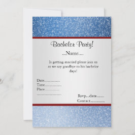 EINLADUNG DER Blue DISCO BACHELOR PARTY