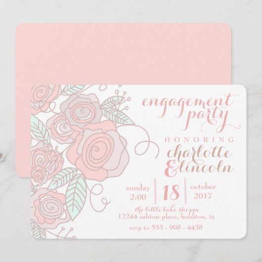 Einladung der Blume (Vorne/Hinten)