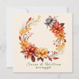 Einladung der Blume im Herbst