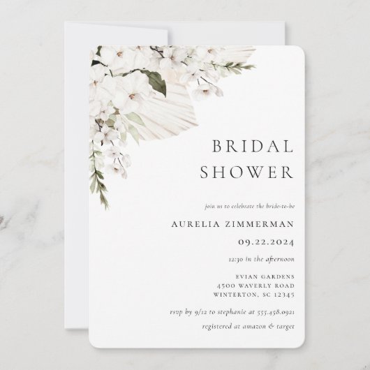 Einladung der Bohemischen Blumendusche (Vorderseite)