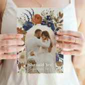 Einladung der Boho Floral Arch Foto