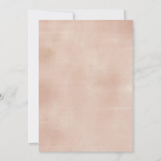 Einladung der Boho Floral Graduation Party (Rückseite)