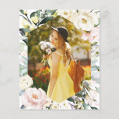 Einladung der Boho Foto Law School Graduation Part (Rückseite)