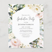 Einladung der Boho Foto Law School Graduation Part (Rückseite)