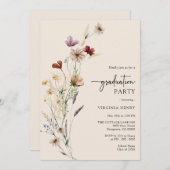 Einladung der Boho Graduation Party (Vorne/Hinten)